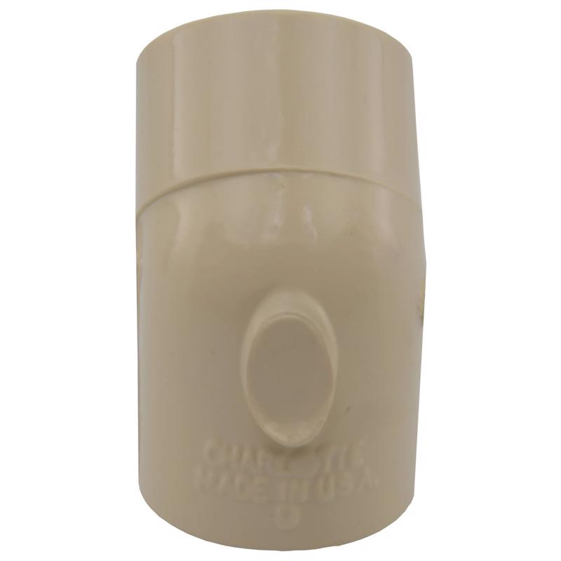 Charlotte Pipe 1/2 in. Socket X 1/2 in. D Socket CPVC 45 Degree Elbow 1 pk - Case of 25