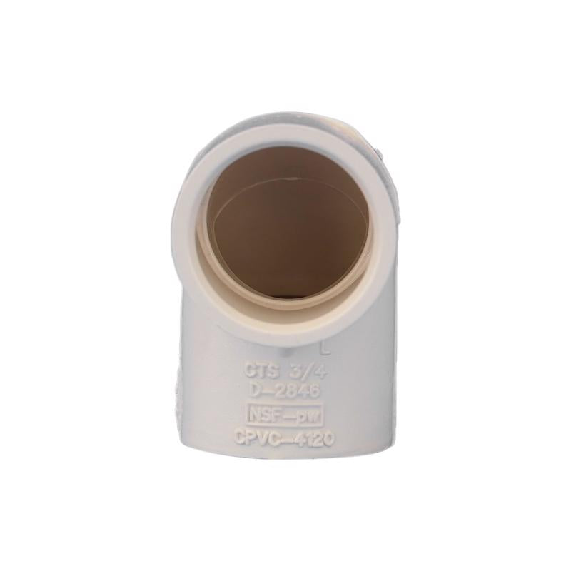 Charlotte Pipe FlowGuard 3/4 in. Hub X 3/4 in. D Hub CPVC 90 Degree Elbow 1 pk - Case of 25