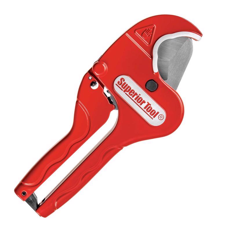 Superior Tool 1-5/8 in. Ratcheting Pipe Cutter Red 1 pc - Case of 6