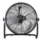 Perfect Aire 21.25 in. H X 18 in. D 3 speed High Velocity Floor Fan