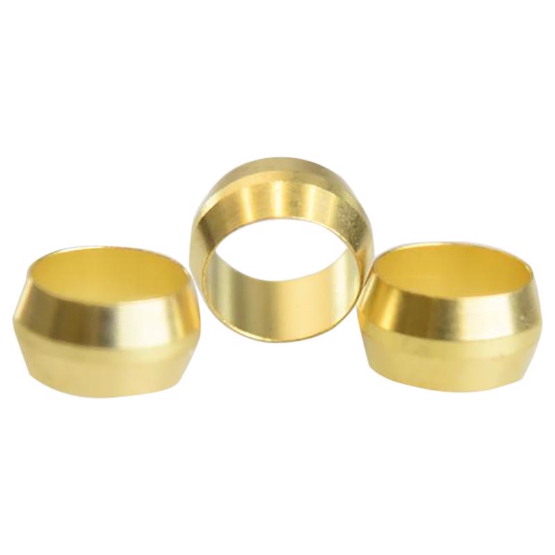 ATC 3/8 in. Compression X 3/8 in. D Compression Brass Sleeve - Case of 5