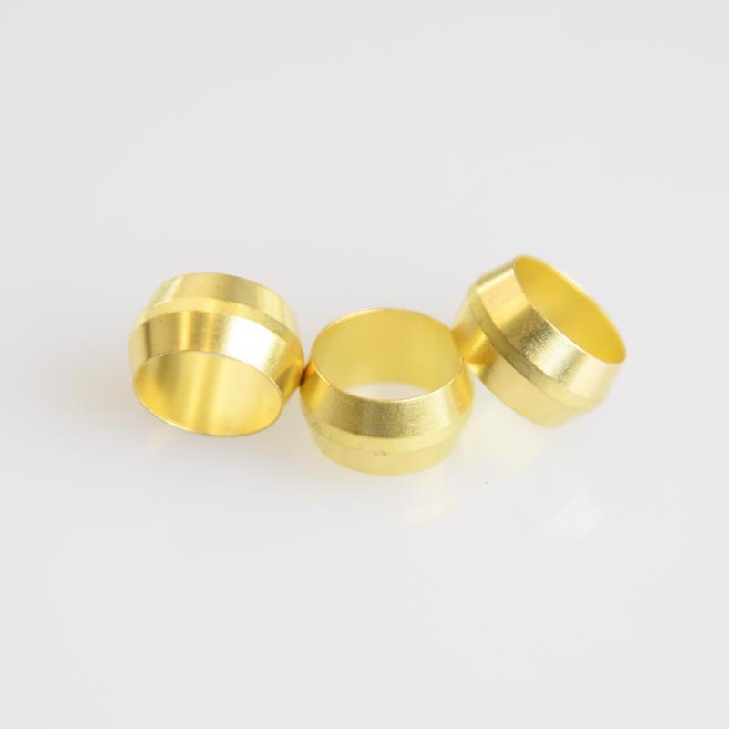 ATC 3/8 in. Compression X 3/8 in. D Compression Brass Sleeve - Case of 5