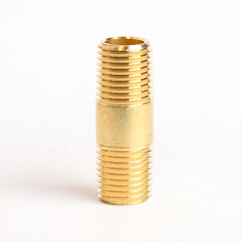 ATC 1/4 in. MPT X 1/4 in. D MPT Yellow Brass Nipple 1-1/2 in. L - Case of 5