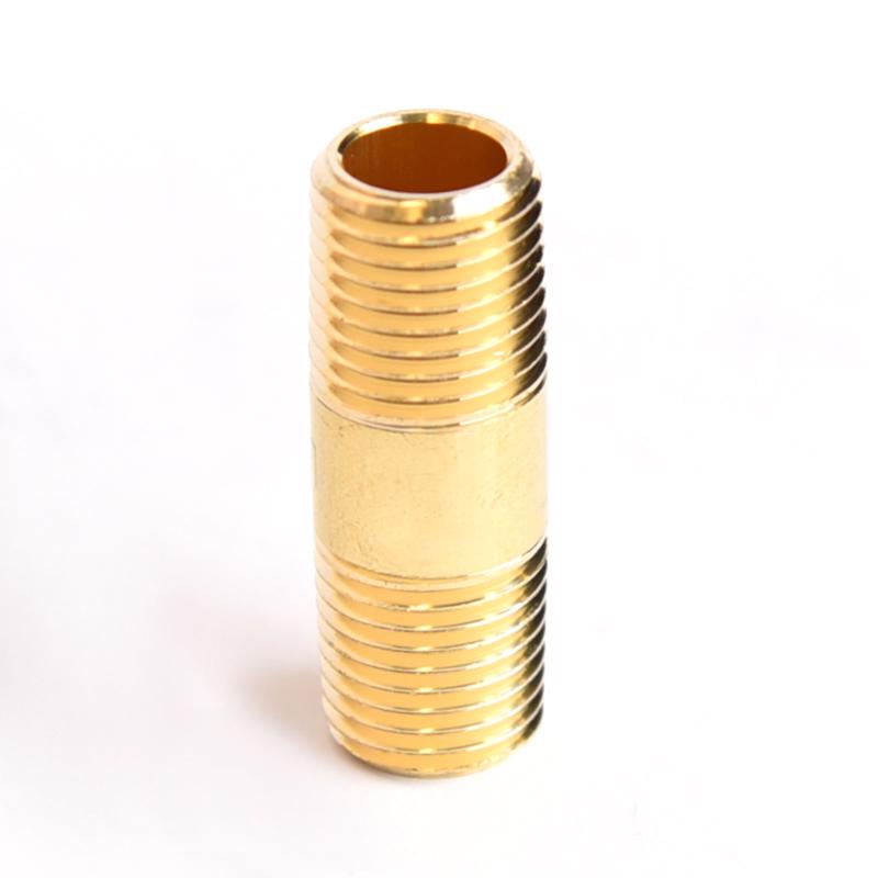 ATC 1/4 in. MPT X 1/4 in. D MPT Yellow Brass Nipple 1-1/2 in. L - Case of 5