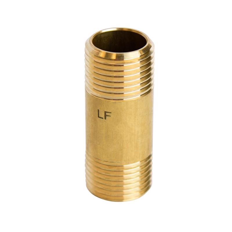 ATC 1/2 in. MPT X 1/2 in. D MPT Yellow Brass Nipple 2 in. L - Case of 5