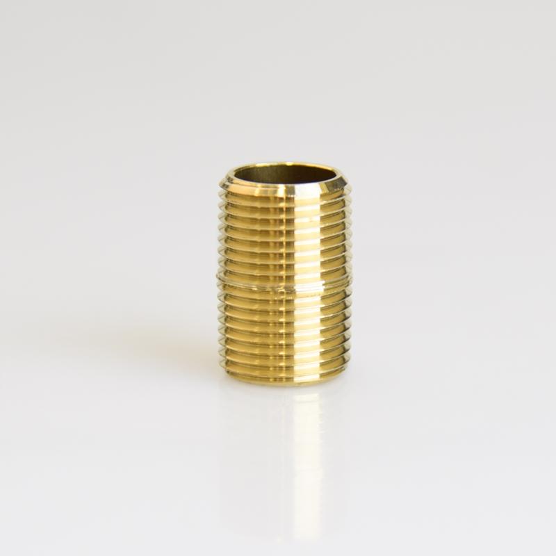 ATC 3/8 in. MPT Brass Close Nipple - Case of 5
