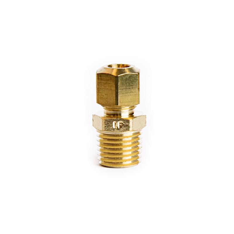 ATC 1/4 in. Compression X 1/4 in. D Male Brass Connector - Case of 5