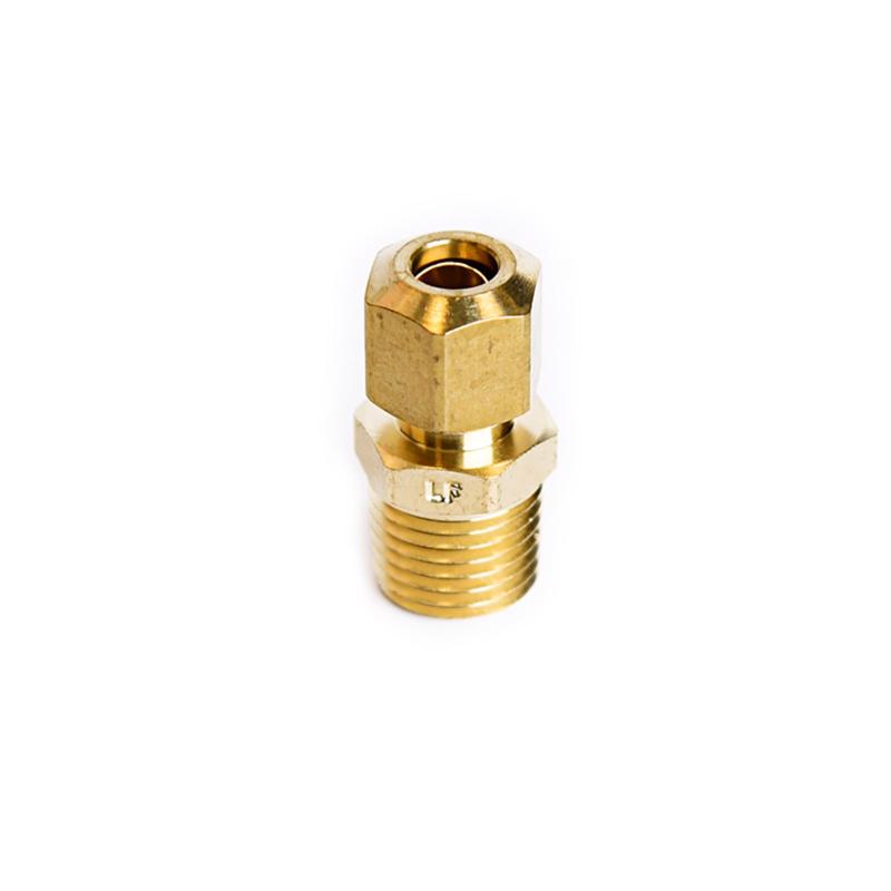 ATC 1/4 in. Compression X 1/4 in. D Male Brass Connector - Case of 5