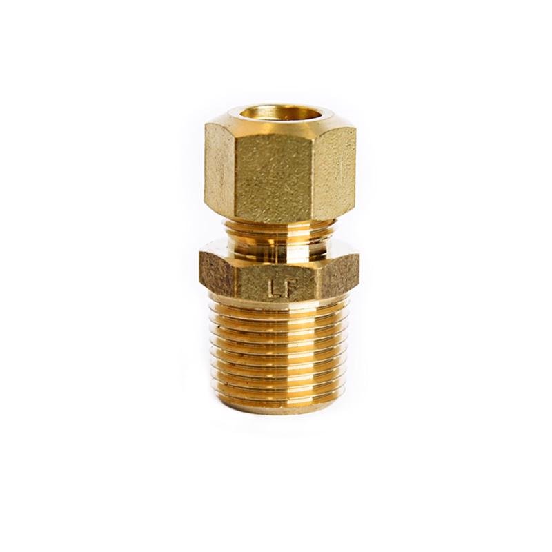 ATC 3/8 in. Compression X 3/8 in. D Male Brass Connector - Case of 5