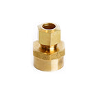 ATC 3/8 in. Compression in. X 1/2 in. D FIP Brass Coupling - Case of 5