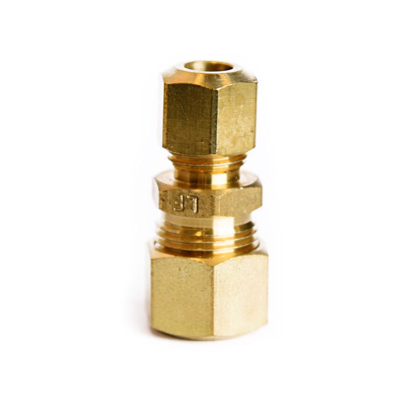ATC 3/8 in. Compression X 1/4 in. D Compression Yellow Brass Reducing Union - Case of 5
