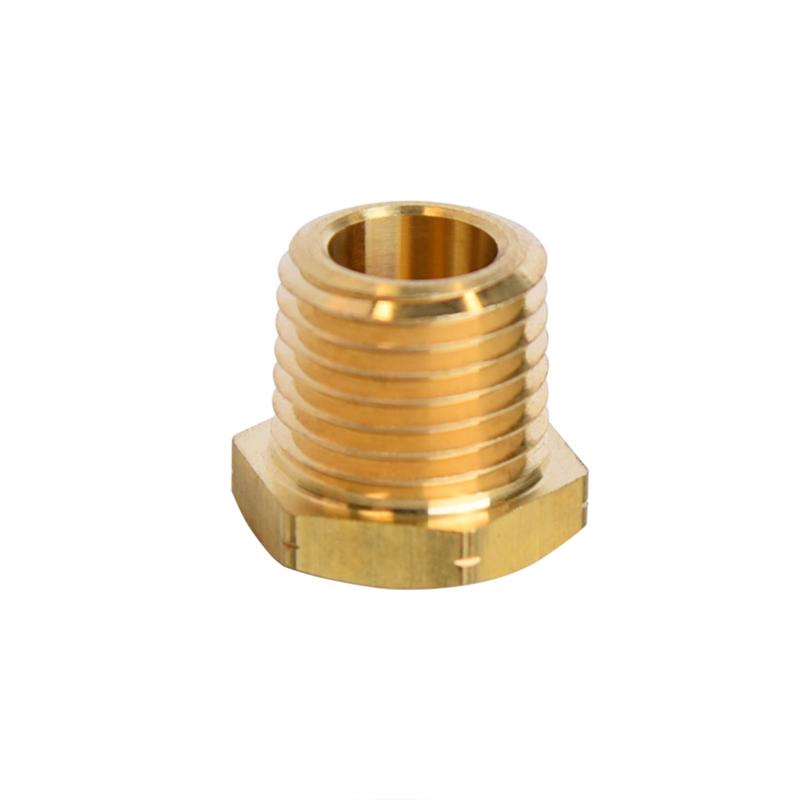 ATC 1/4 in. MPT X 1/8 in. D FPT Brass Hex Bushing - Case of 5