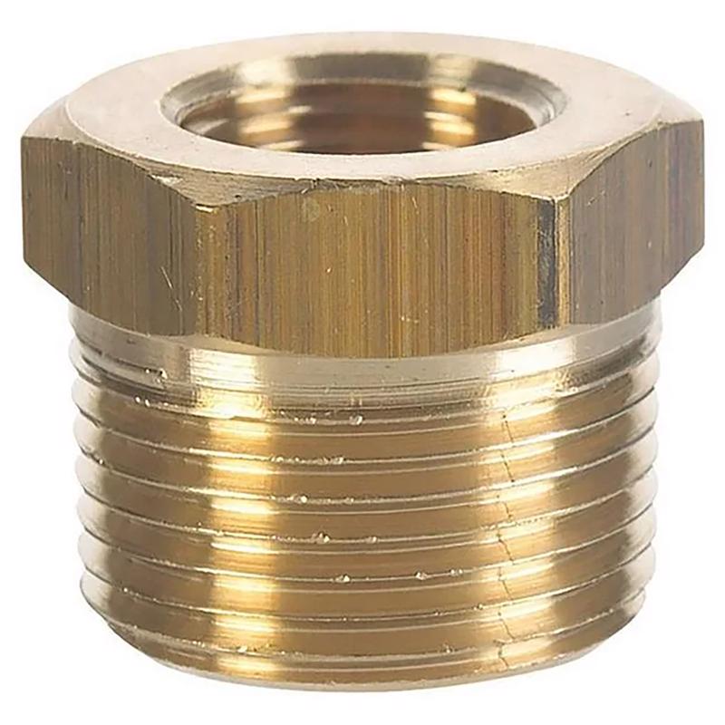 ATC 3/8 in. MPT X 1/4 in. D FPT Brass Hex Bushing - Case of 5