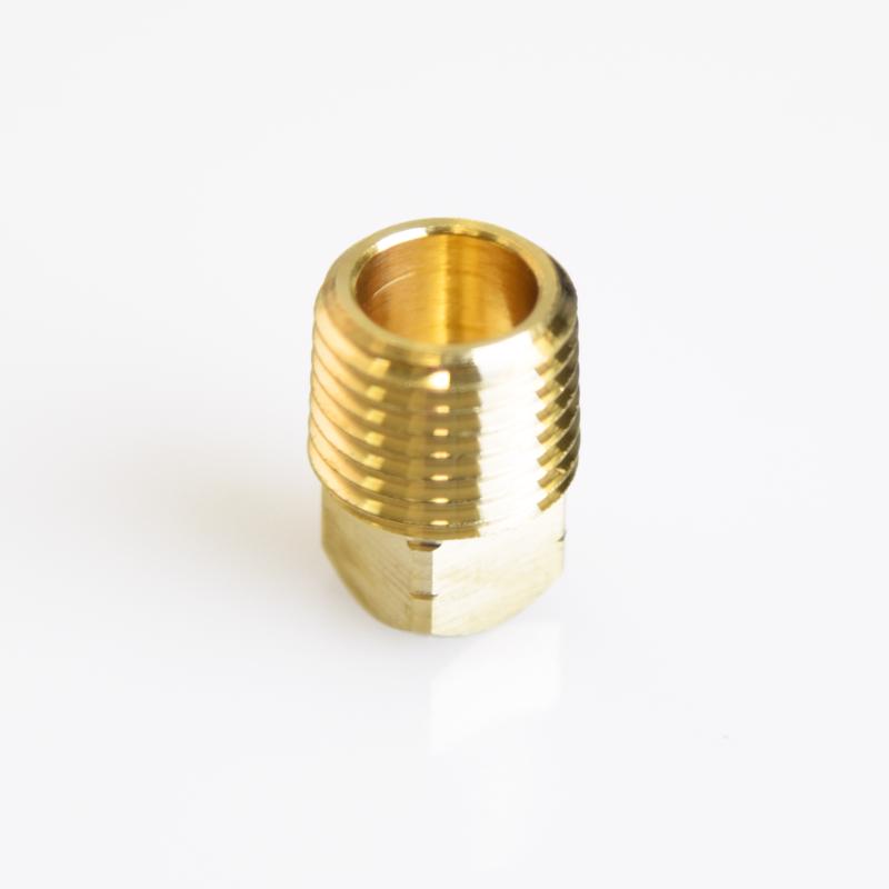 ATC 1/4 in. MPT Brass Square Head Cored Plug - Case of 5
