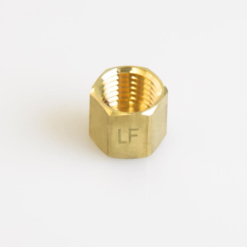 ATC 1/4 in. FPT Brass Cap - Case of 5