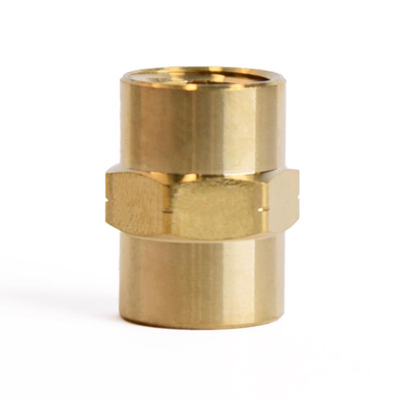 ATC 1/4 in. FPT X 1/4 in. D FPT Brass Coupling - Case of 5