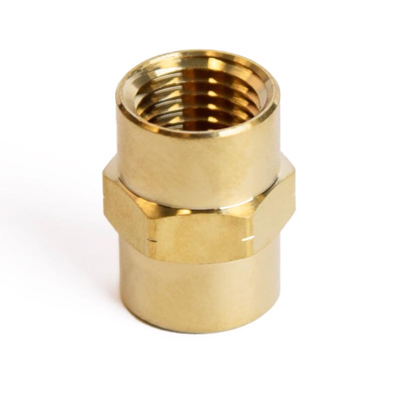 ATC 1/4 in. FPT X 1/4 in. D FPT Brass Coupling - Case of 5