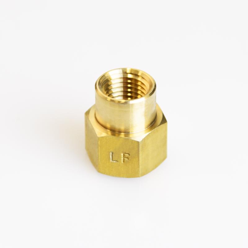 ATC 3/8 in. FPT X 1/4 in. D FPT Brass Reducing Coupling - Case of 5