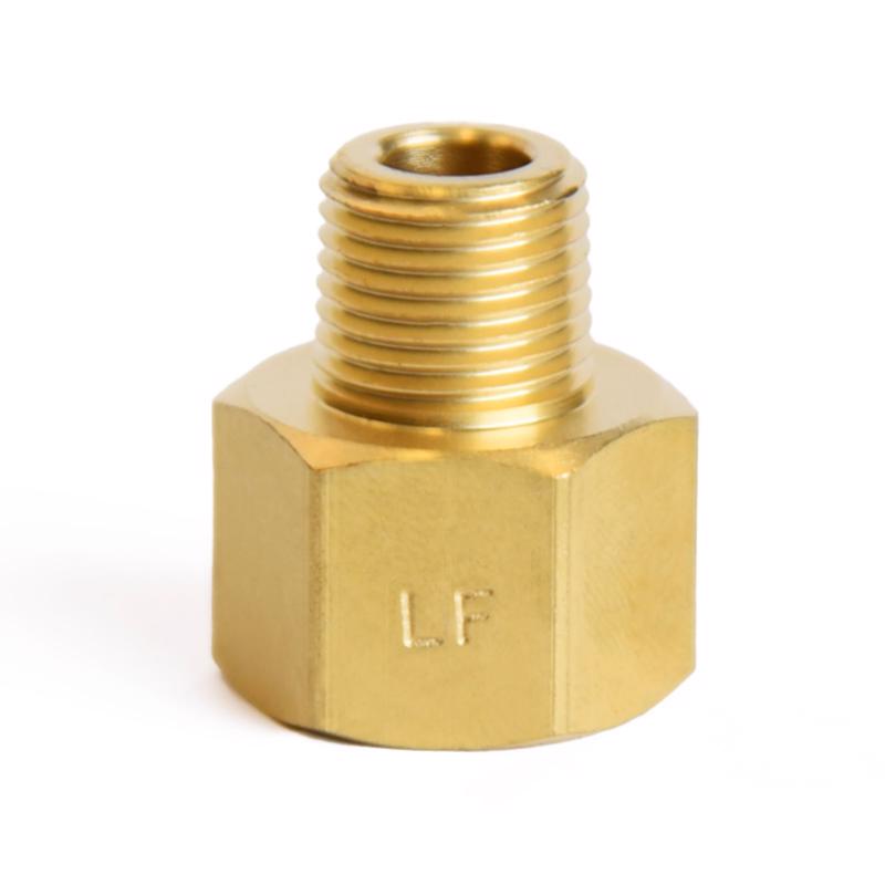 ATC 1/4 in. FPT X 1/8 in. D MPT Brass Reducing Coupling - Case of 5