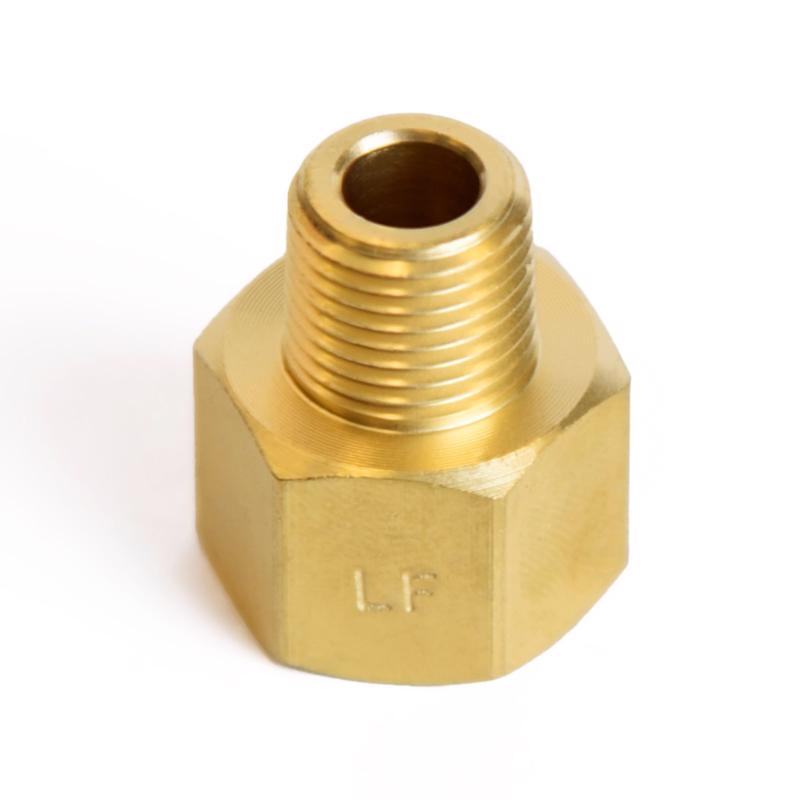 ATC 1/4 in. FPT X 1/8 in. D MPT Brass Reducing Coupling - Case of 5
