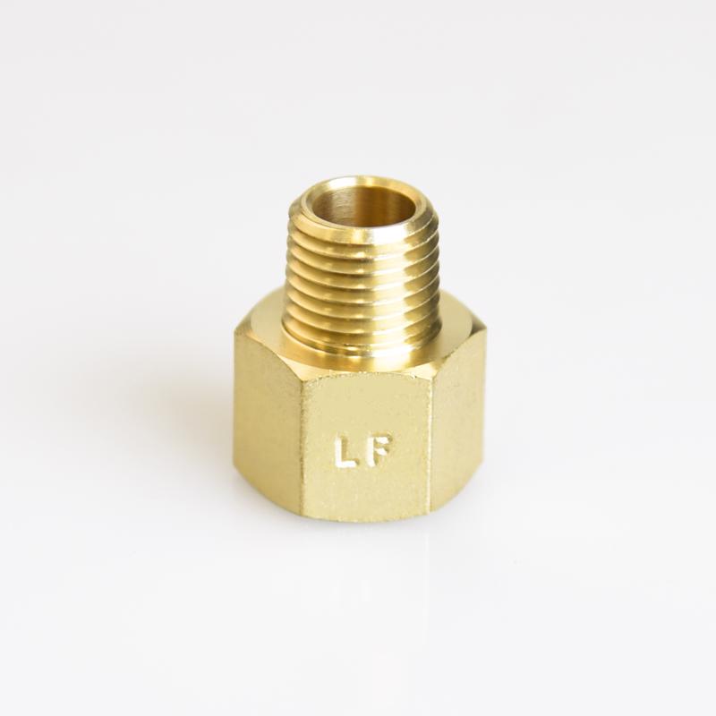 ATC 3/8 in. FPT in. X 1/4 in. D MPT Brass Reducing Coupling