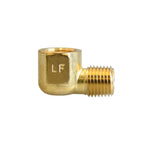 ATC 1/4 in. FPT X 1/4 in. D MPT Brass 90 Degree Street Elbow - Case of 5