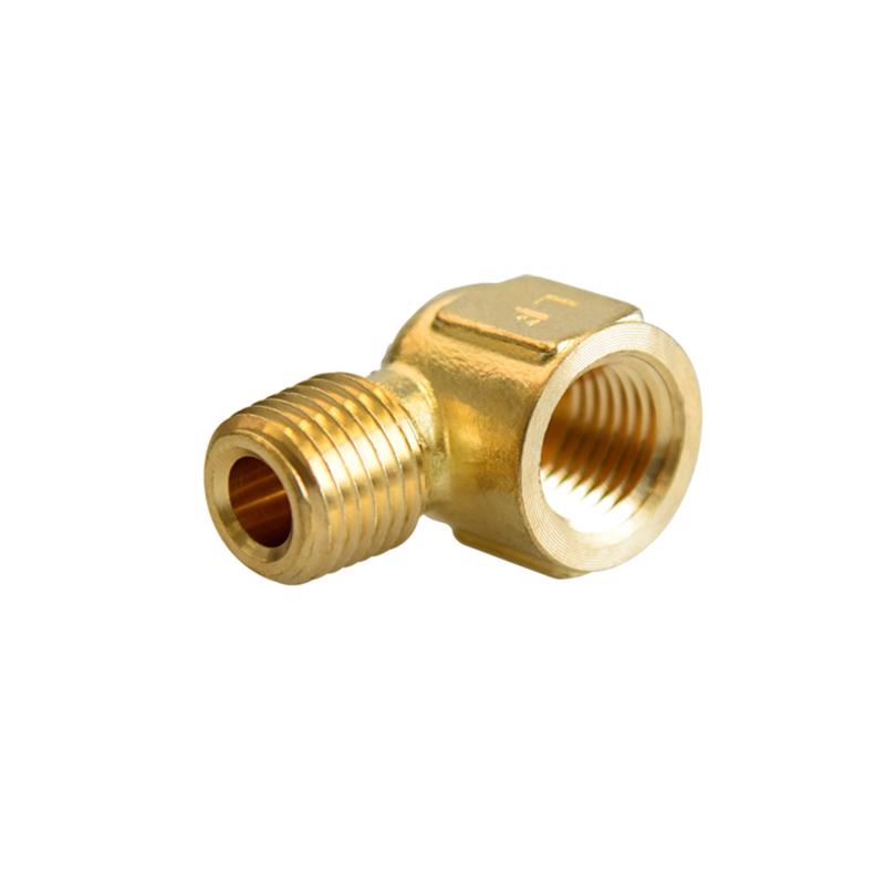 ATC 1/4 in. FPT X 1/4 in. D MPT Brass 90 Degree Street Elbow - Case of 5