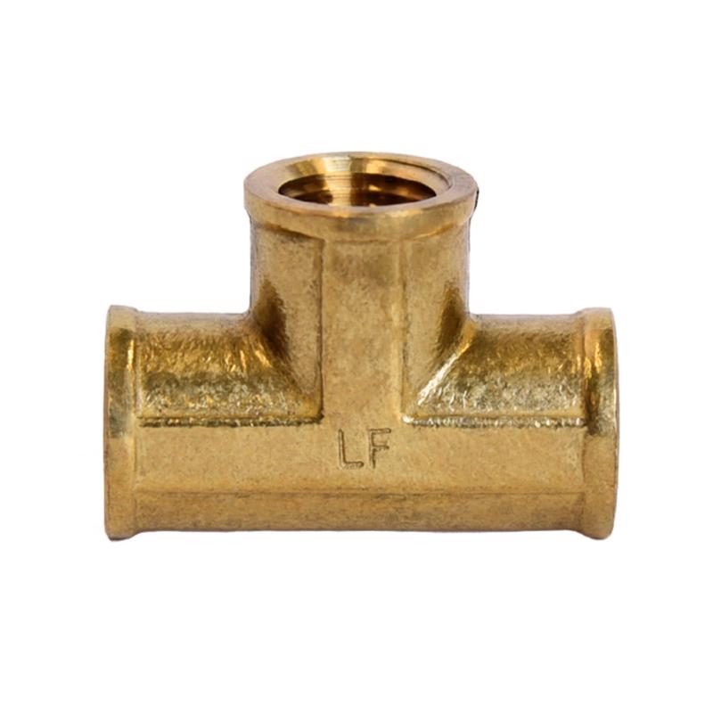 ATC 1/4 in. FPT X 1/4 in. D FPT Brass Tee - Case of 5
