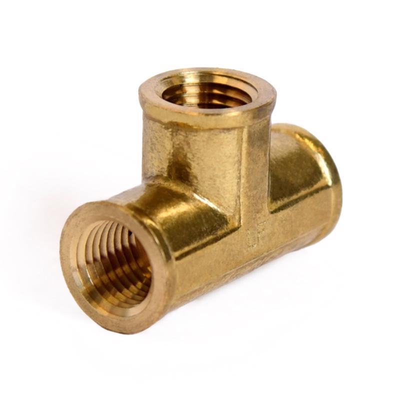 ATC 1/4 in. FPT X 1/4 in. D FPT Brass Tee - Case of 5