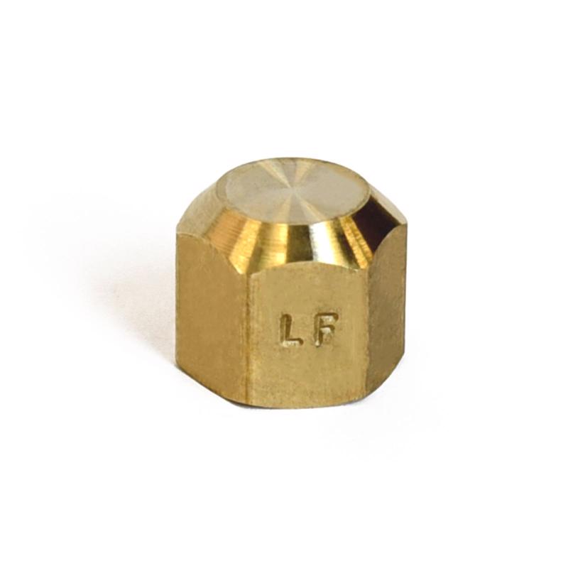 ATC 3/8 in. Flare Brass Cap - Case of 5