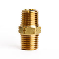 ATC 1/4 in. MPT X 1/4 in. D MPT Yellow Brass Hex Nipple - Case of 5