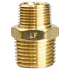 ATC 1/2 in. MPT X 3/8 in. D MPT Brass Reducing Hex Nipple - Case of 5