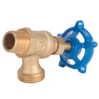 Homewerks 1/2 in. MIP in. X 3/4 in. Garden Hose Thread Brass Boiler Drain