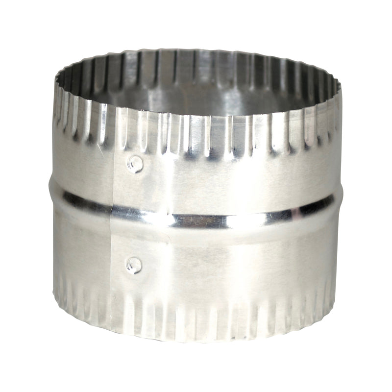 Deflect-O 3 in. L X 4 in. D Silver Aluminum Duct Connector - Case of 12