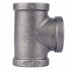 STZ Industries 3/8 in. FIP each X 3/8 in. D FIP 3/8 in. D FIP Black Malleable Iron Tee