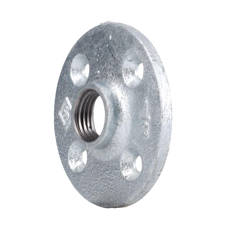 STZ Industries 1/2 in. FIP each Galvanized Malleable Iron Floor Flange - Case of 5