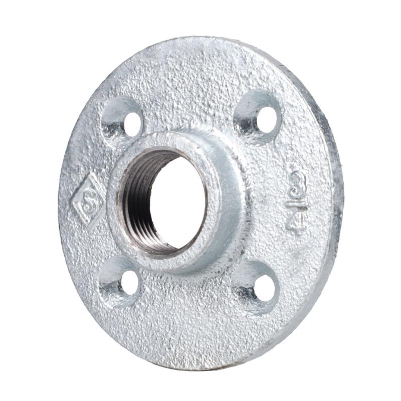 STZ Industries 3/4 in. FIP each Galvanized Malleable Iron Floor Flange - Case of 5