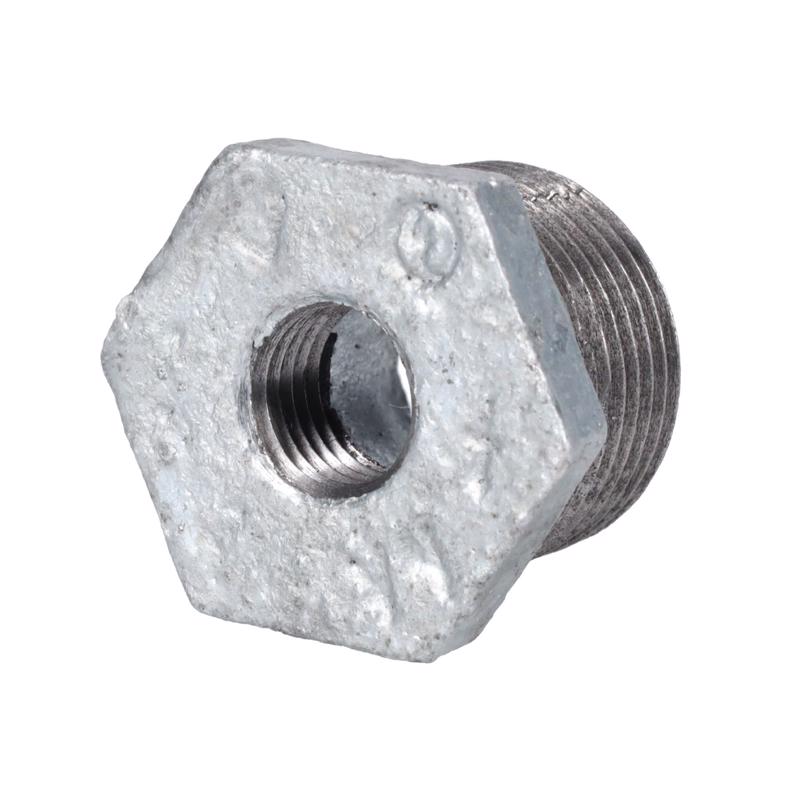 STZ Industries 3/4 in. MIP each X 1/4 in. D FIP Galvanized Malleable Iron Hex Bushing - Case of 5