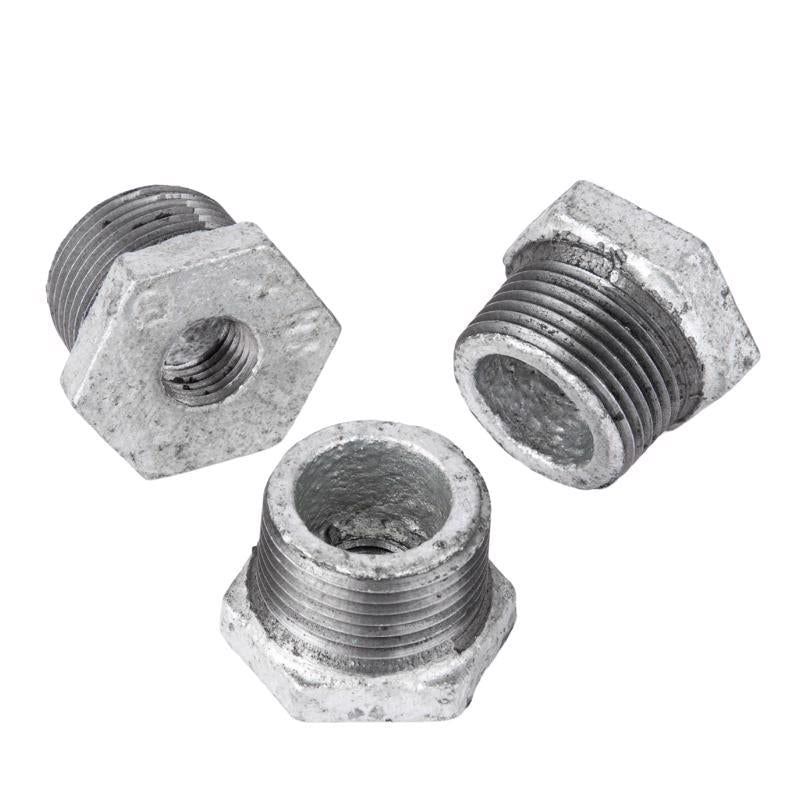 STZ Industries 3/4 in. MIP each X 1/4 in. D FIP Galvanized Malleable Iron Hex Bushing - Case of 5