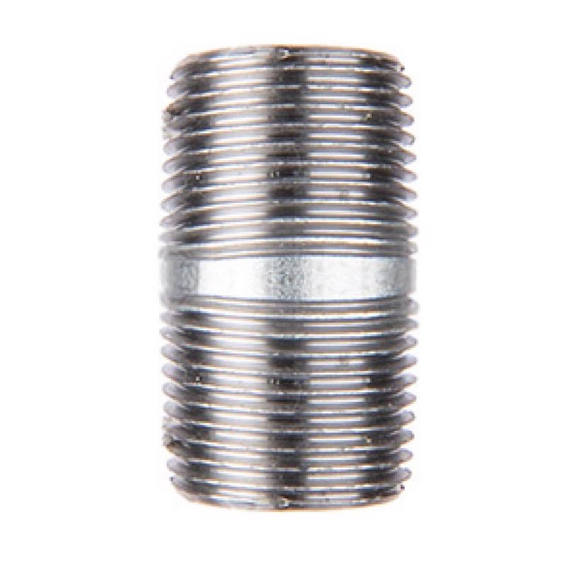 STZ Industries 1/2 in. MIP each X 1/2 in. D MIP Galvanized Steel 1-1/2 in. L Nipple - Case of 5