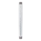 STZ Industries 3/4 in. MIP each X 3/4 in. D MIP Galvanized Steel 12 in. L Nipple