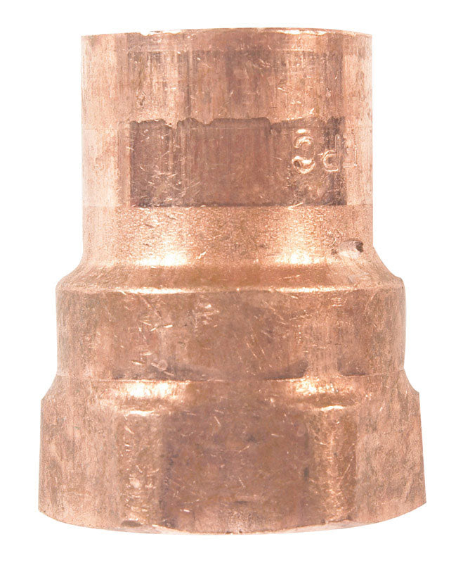 NIBCO 3/4 in. Copper X 3/4 in. D FIP Copper Pipe Adapter 1 pk - Case of 10