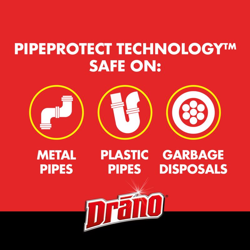 Drano Professional Strength Gel Clog Remover 32 oz - Case of 12