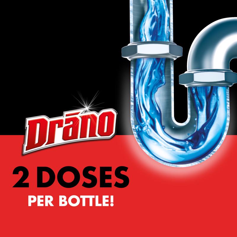 Drano Professional Strength Gel Clog Remover 32 oz - Case of 12