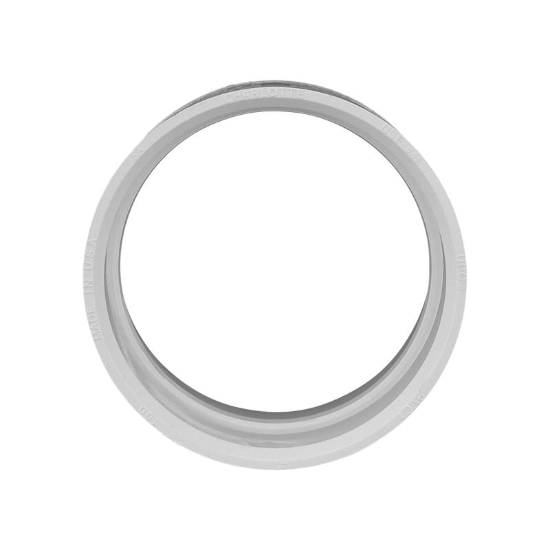 Charlotte Pipe Schedule 40 2 in. Hub X 2 in. D Hub PVC Coupling 1 pk