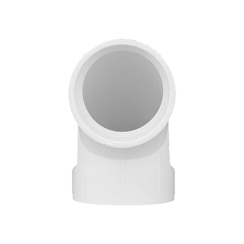 Charlotte Pipe Schedule 40 2 in. Hub X 2 in. D Hub PVC 90 Degree Elbow 1 pk