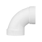 Charlotte Pipe Schedule 40 2 in. Hub X 2 in. D Hub PVC 90 Degree Elbow 1 pk