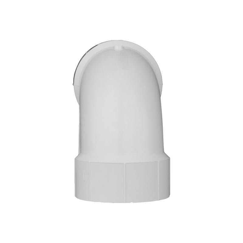 Charlotte Pipe Schedule 40 3 in. Hub X 3 in. D Hub PVC 90 Degree Elbow 1 pk
