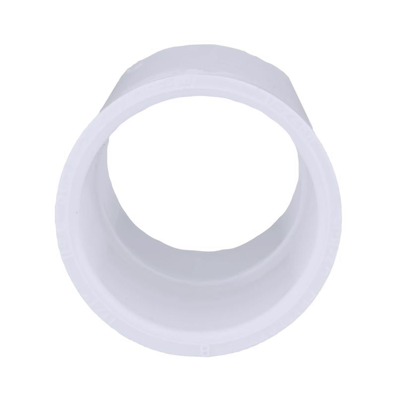 Charlotte Pipe Schedule 40 1-1/4 in. Slip X 1-1/4 in. D Slip PVC Coupling 1 pk - Case of 25