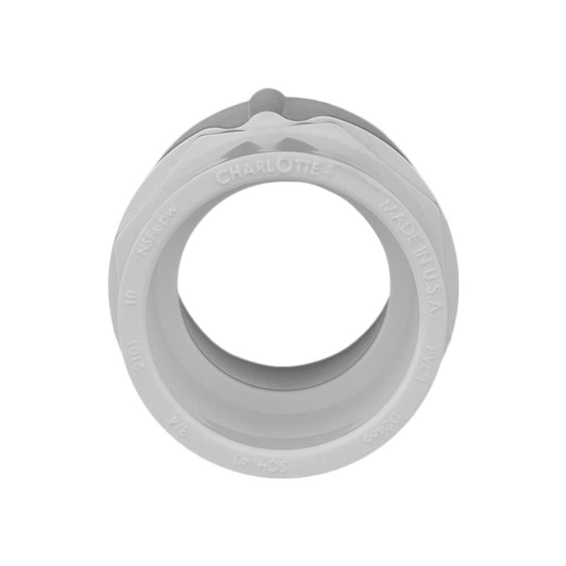 Charlotte Pipe Schedule 40 3/4 in. Slip X 3/4 in. D FPT PVC Pipe Adapter 1 pk - Case of 25